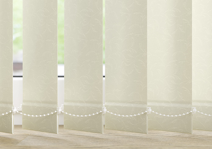 Bordeaux, True Cream - Vertical Blind Slats - Image 3